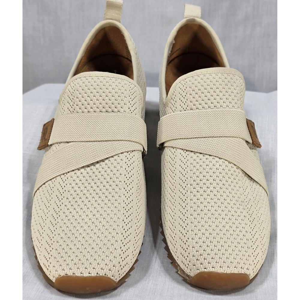 Born Womens Knit Slip On Sneakers Beige Tan‎ Elastic Strap Loafers BR0043278 10M - Picture 10 of 14
